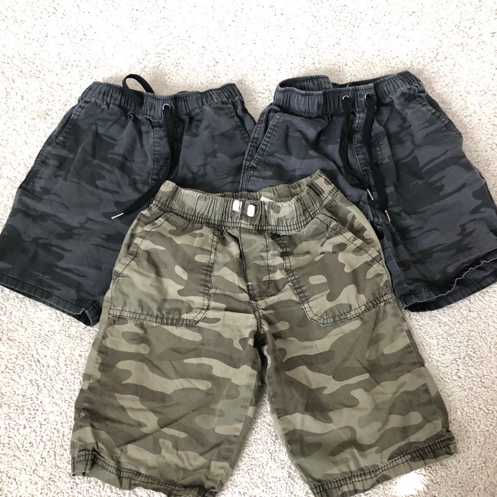 Boys Size 7 Camo Shorts Lot/Bundle